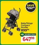 Dis-Chem Baby Things Compact Stroller offer