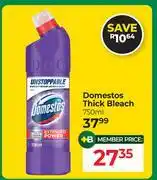 Dis-Chem Domestos Thick Bleach-750ml offer