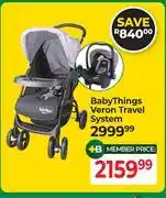 Dis-Chem Baby Things Veron Travel System offer