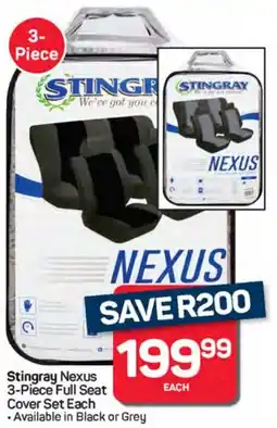 Pick n Pay Hypermarket Stingray Nexus Full Seat Cover Set offer