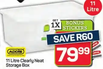 Pick n Pay Hypermarket ADDIS Clearly Neat Storage Box offer