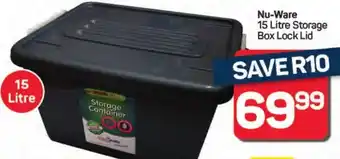 Pick n Pay Hypermarket Nu-Ware Storage Box Lock Lid offer