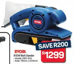 Pick n Pay Hypermarket RYOBI 810W Belt Sander offer