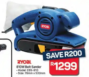 Pick n Pay Hypermarket RYOBI 810W Belt Sander offer