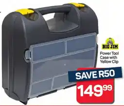 Pick n Pay Hypermarket BIG JIM Power Tool Case with Yellow Clip offer