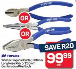 Pick n Pay Hypermarket Topline Diagonal Cutter, Long Nose Plier or Combination Plier offer