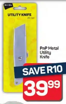 Pick n Pay Hypermarket PnP Metal Utility Knife offer