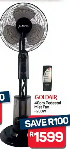 Pick n Pay Hypermarket Goldair Pedestal Mist Fan offer