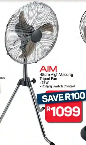 Pick n Pay Hypermarket AIM High Velocity Tripod Fan offer