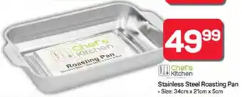 Pick n Pay Hypermarket Chef's Kitchen Stainless Steel Roasting Pan offer