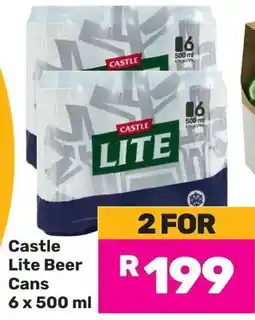 Game Castle Lite Beer Cans offer