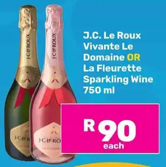 J.C. Le Roux Vivante Le Domaine OR La Fleurette Sparkling Wine