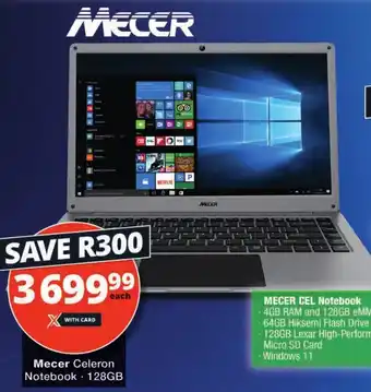 Mecer Celeron Notebook