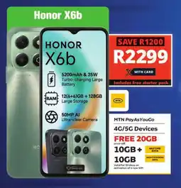 Checkers Honor X6b offer