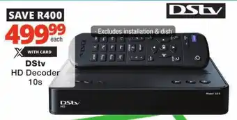 Checkers DStv HD Decoder 10s offer