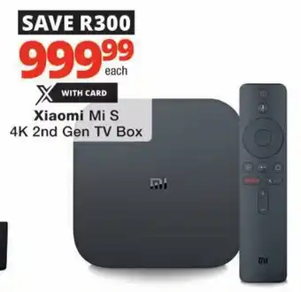 Checkers Xiaomi Mi S 4K 2nd Gen TV Box offer