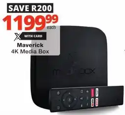 Checkers Maverick 4K Media Box offer