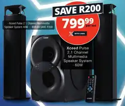 Checkers Xceed Pulse 2.1 Channel Multimedia Speaker System offer