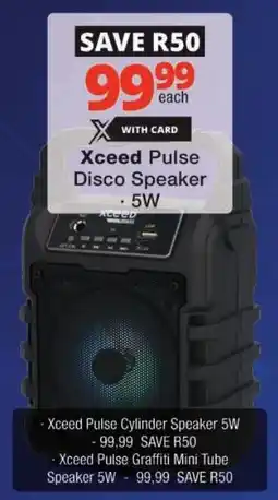 Checkers Xceed Pulse Disco Speaker offer