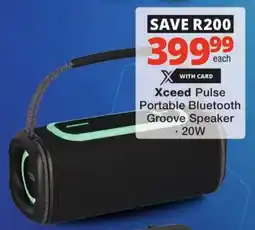 Checkers Xceed Pulse Portable Bluetooth Groove Speaker offer