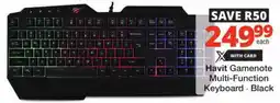 Checkers Havit Gamenote Multi-Function Keyboard offer