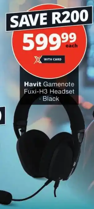 Checkers Havit Gamenote Fuxi-H3 Headset offer