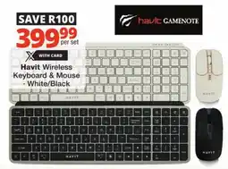 Checkers Havit Wireless Keyboard & Mouse offer