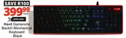Checkers Havit Gamenote Backlit Mechanical Keyboard offer