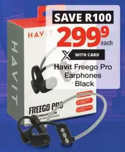 Checkers Havit Freego Pro Earphones offer