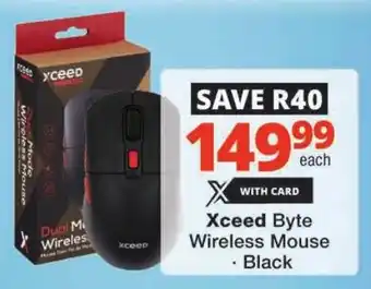 Checkers Xceed Byte Wireless Mouse offer