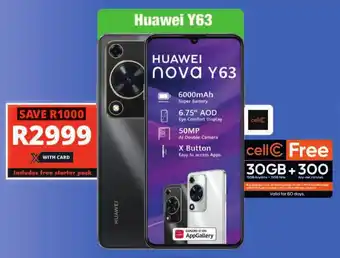 Checkers Huawei Nova Y63 offer