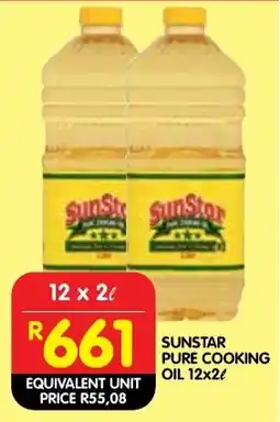 Shoprite Sunstar pure cooking oil offer