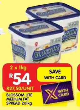 Shoprite Blossom lite medium fat spread offer