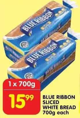 Shoprite Blue ribbon sliced white bread offer