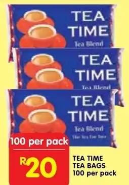 Shoprite Tea time tea bags offer