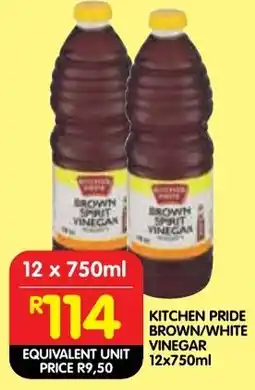 Shoprite Kitchen pride brown/ white vinegar offer