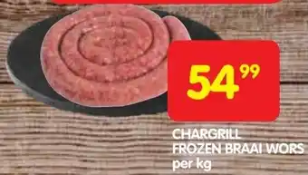 Chargrill frozen braai wors