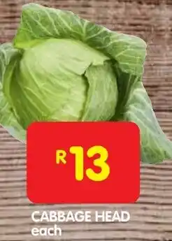 Shoprite Cabbage head offer