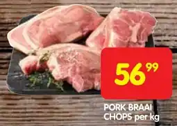 Shoprite Pork braai chops offer