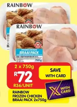 Shoprite Rainbow frozen chicken braai pack offer