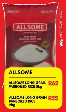 Shoprite Allsome long grain parboiled rice offer