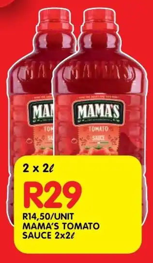 Shoprite Mama's tomato sauce offer