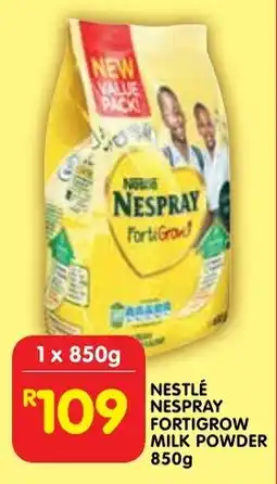 Shoprite Nestlé nespray fortigrow milk powder offer