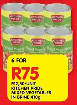 Shoprite Kitchen pride mixed vegetables in brine offer