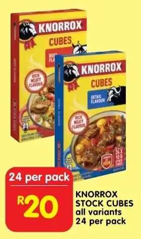 Shoprite Knorrox stock cubes offer