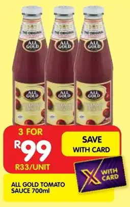 Shoprite All gold tomato sauce offer
