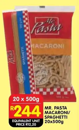 Shoprite Mr. pasta macaroni/ spaghetti offer