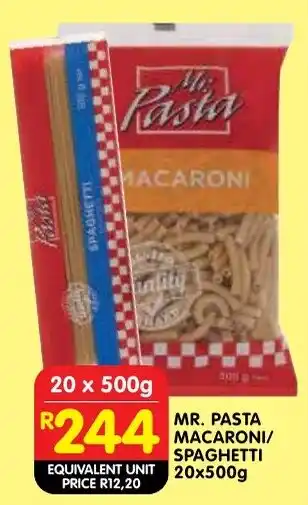 Shoprite Mr. pasta macaroni/ spaghetti offer