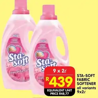 Shoprite Sta-soft fabric softener offer