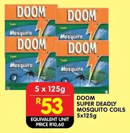Shoprite Doom super deadly mosquito coils offer